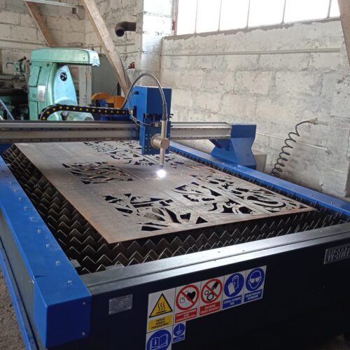 Cięcie blach wypalarką plazmową CNC​